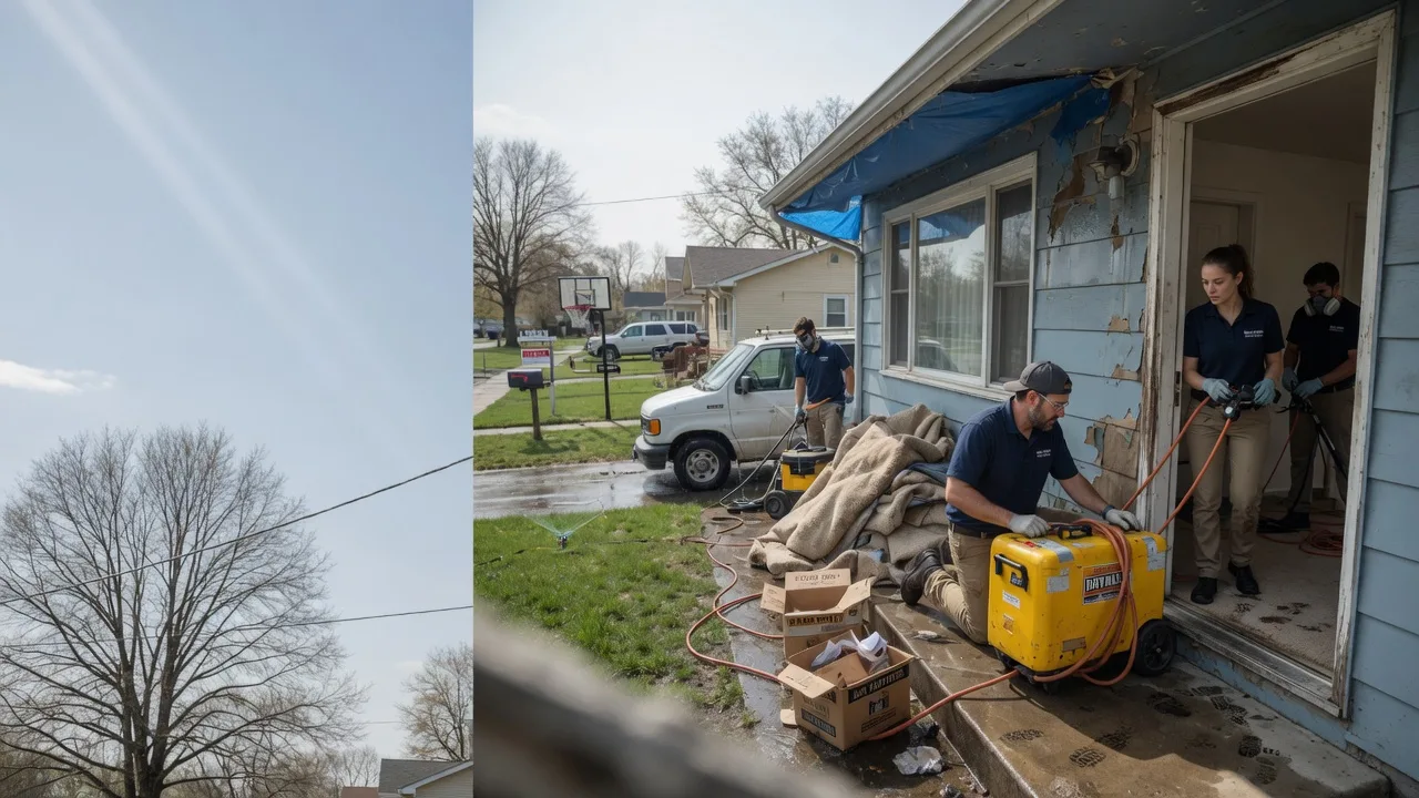 Basement Flood Cleanup in Girard, PA near me